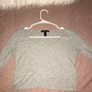 grey long sleeve